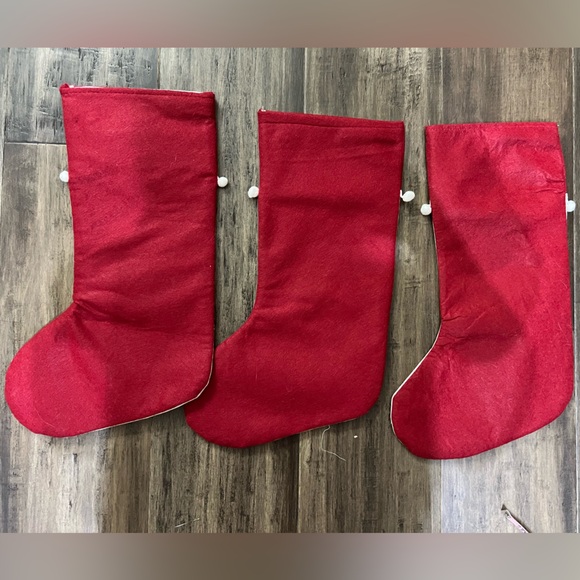 3 NEW without tag 17 inch country Christmas stockings - Picture 5 of 5